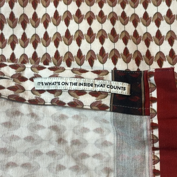 Ted Baker London Braemar Geo Border print button shirt. - Picture 9 of 12